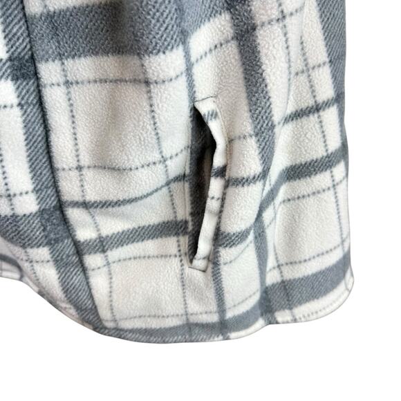 Sage Collective Plaid Flannel Fleece Lined Shirt Jacket Shacket Size XL - Picture 4 of 8